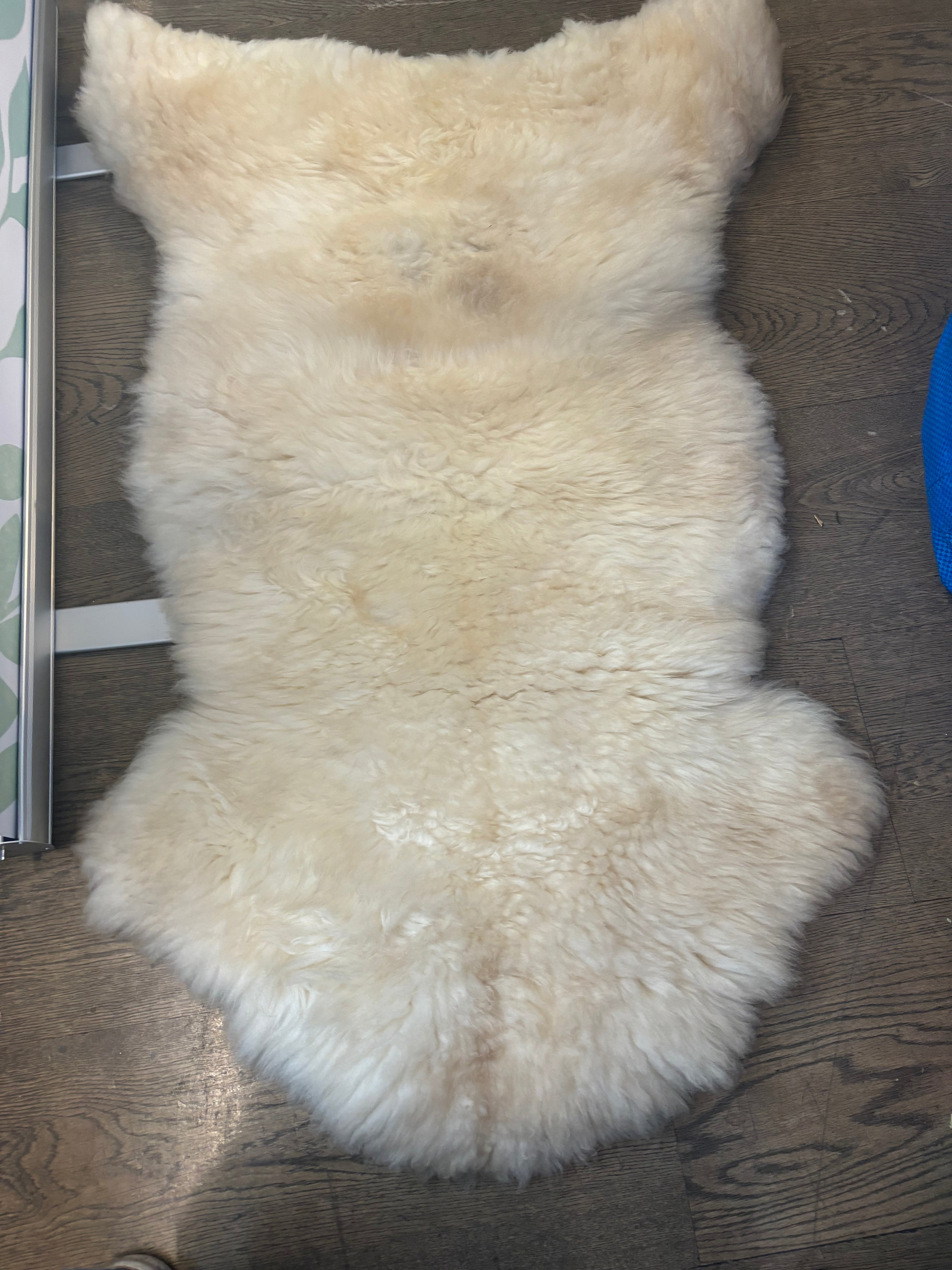 Sheepskin rug