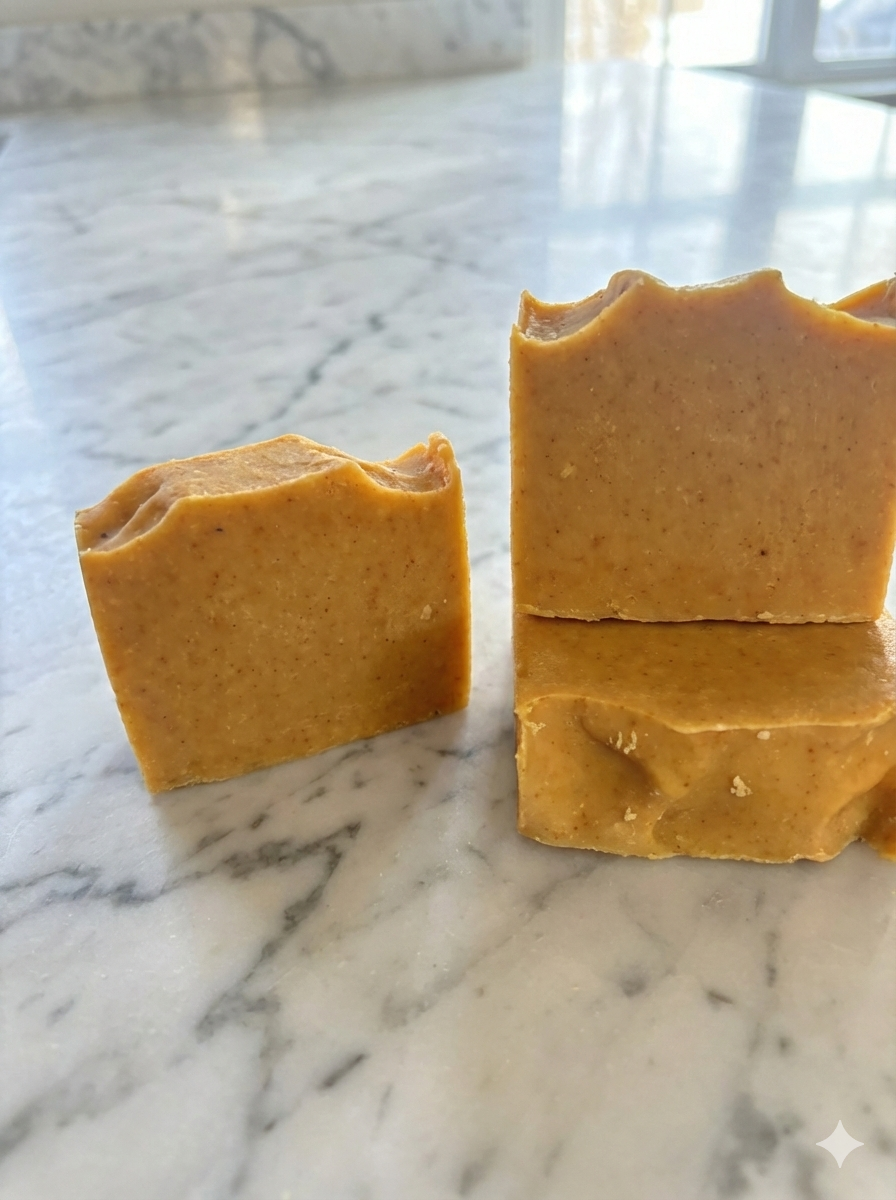 Goats Milk Soap - Orange and Turmeric - 'The Brightener' – Barley Farm