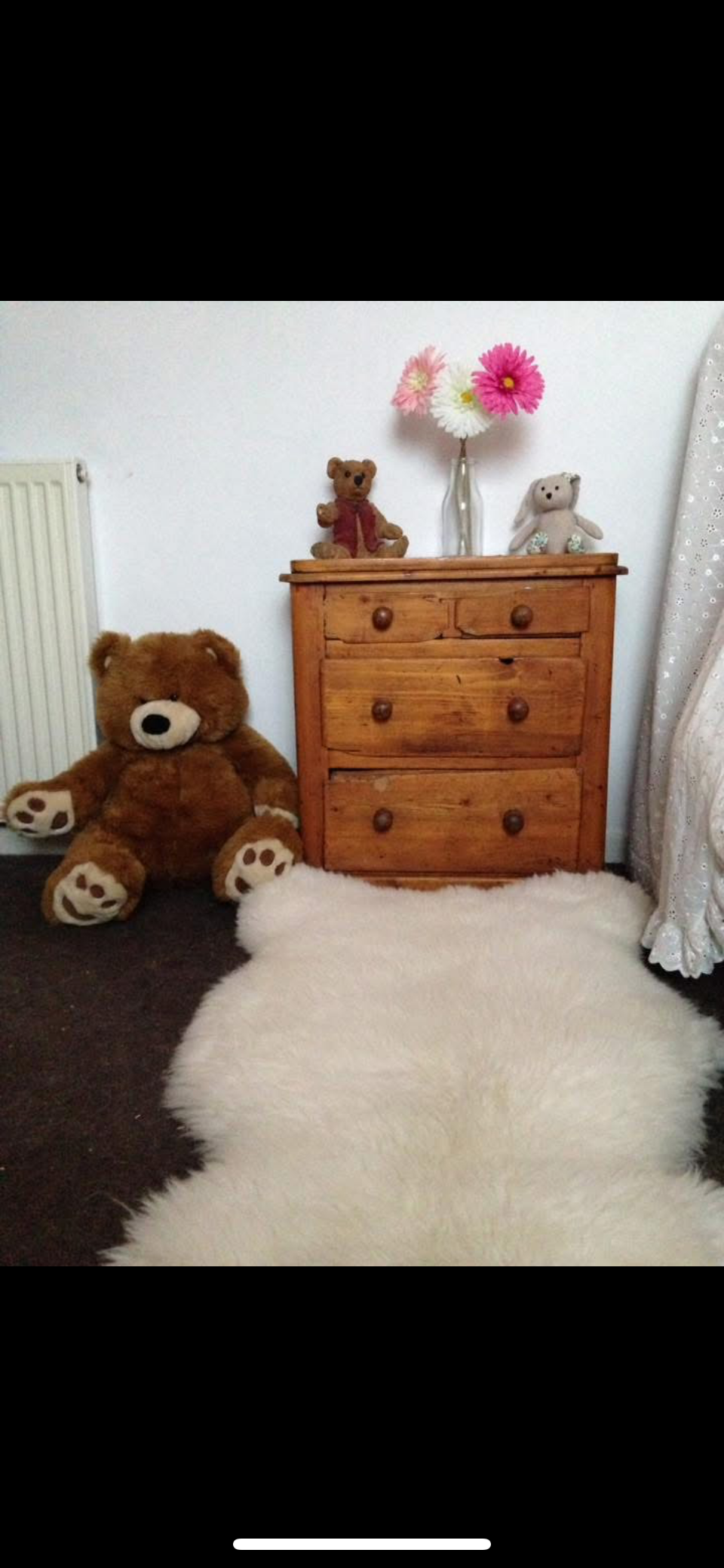 Sheepskin rug